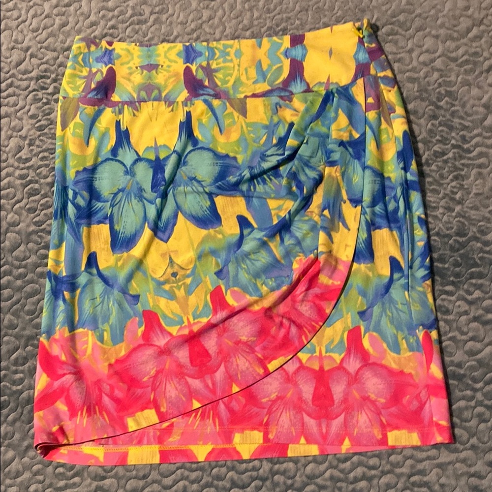 Floral Multicolor Women's Swim Skirt